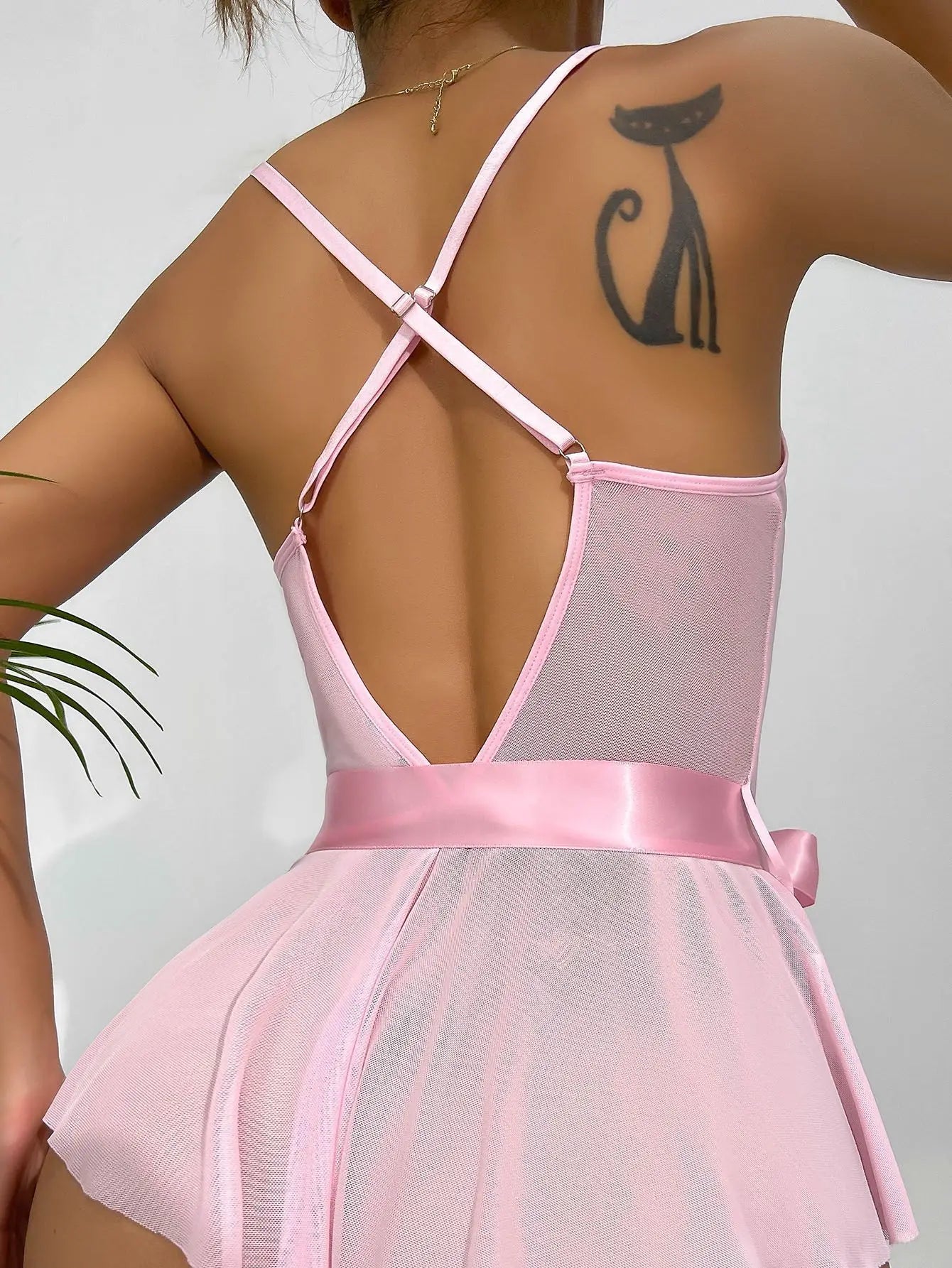 Lace Ribbon Bodysuit™